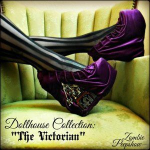 Zombie Peepshow Size 8 Purple Platform Heels